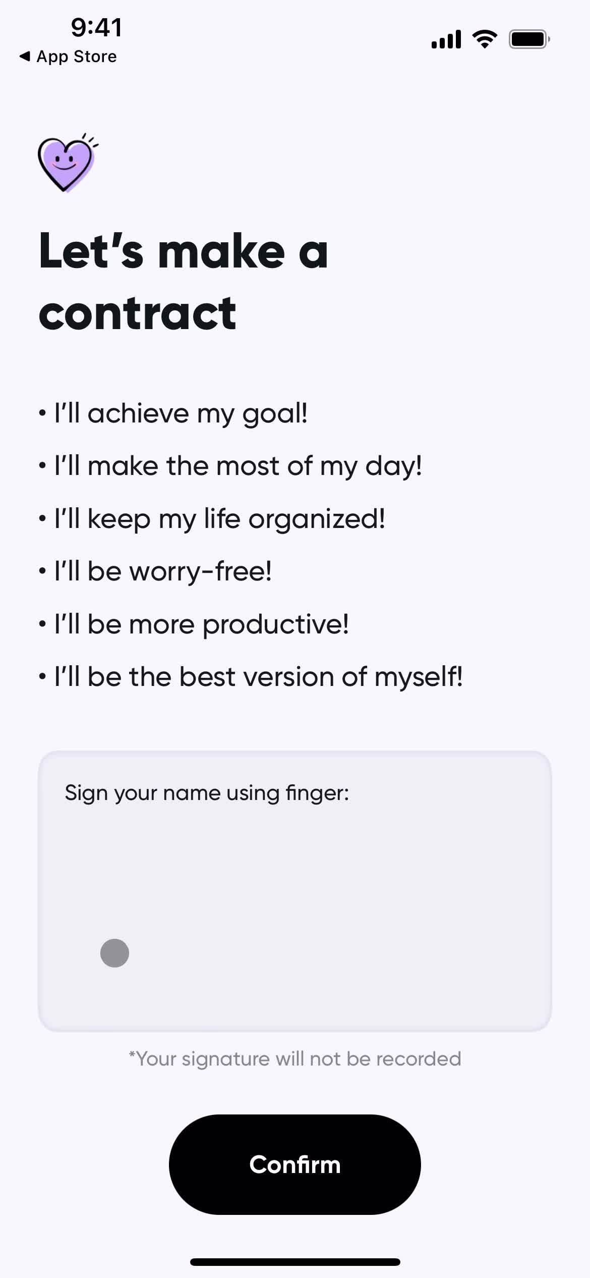 Onboarding screenshot