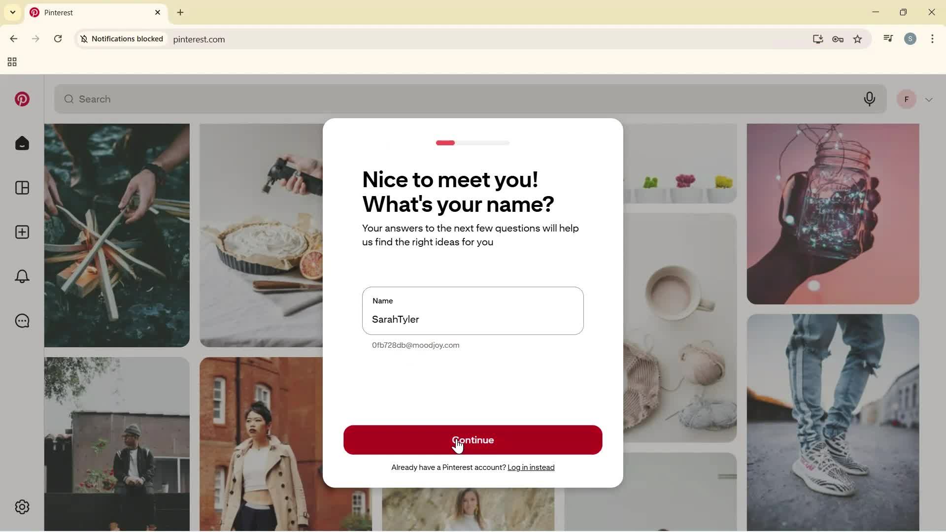 Onboarding screenshot