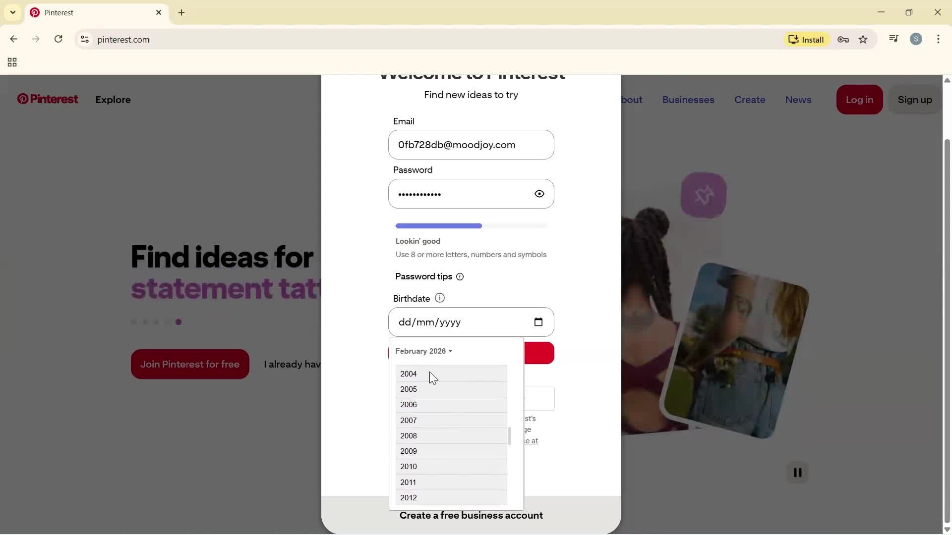 Onboarding screenshot