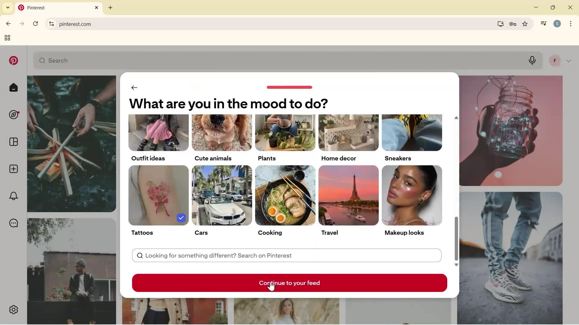 Onboarding screenshot