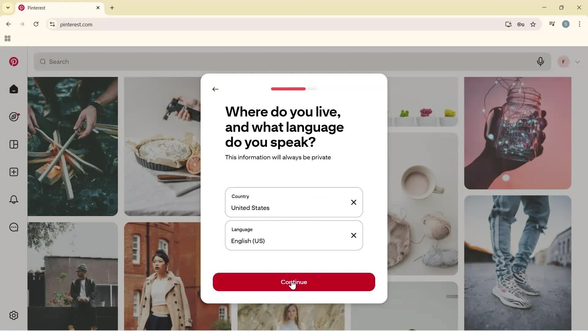 Onboarding screenshot