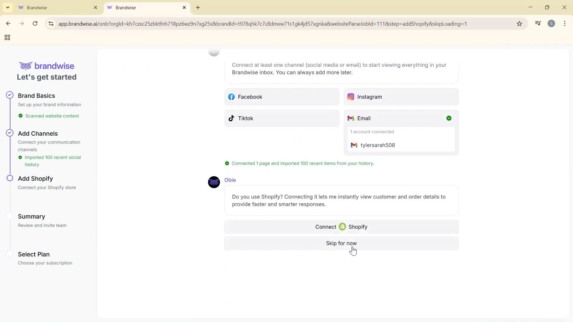 Onboarding screenshot