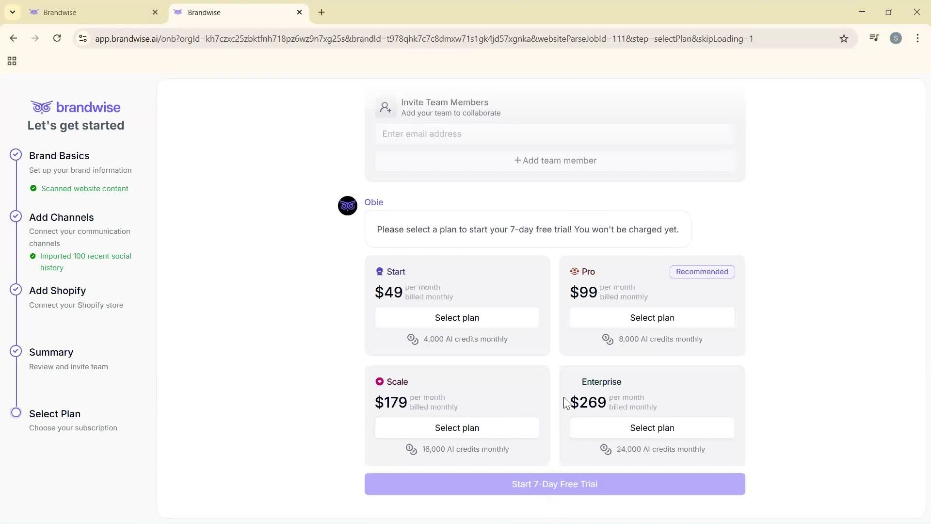 Onboarding screenshot