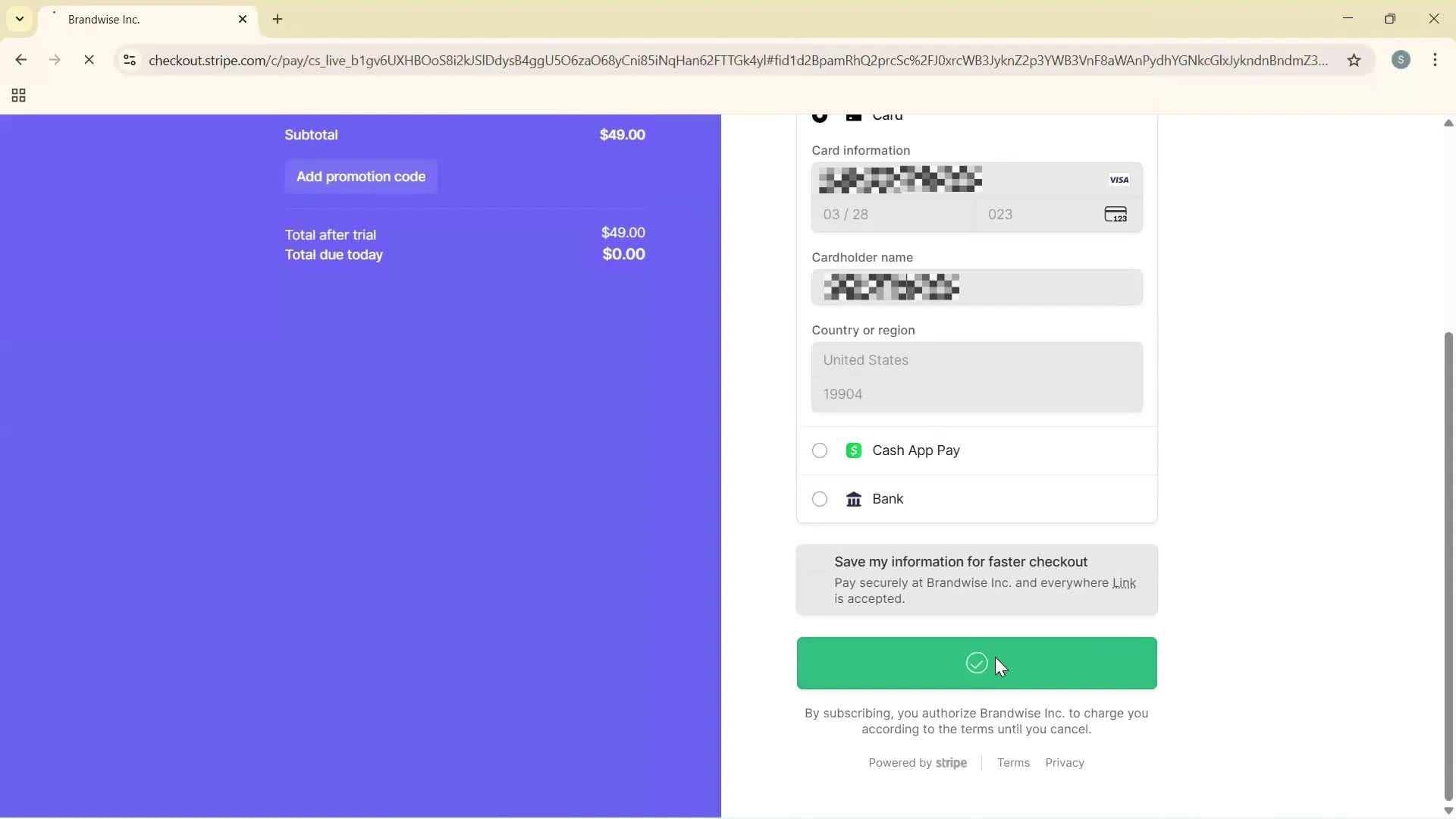 Onboarding screenshot