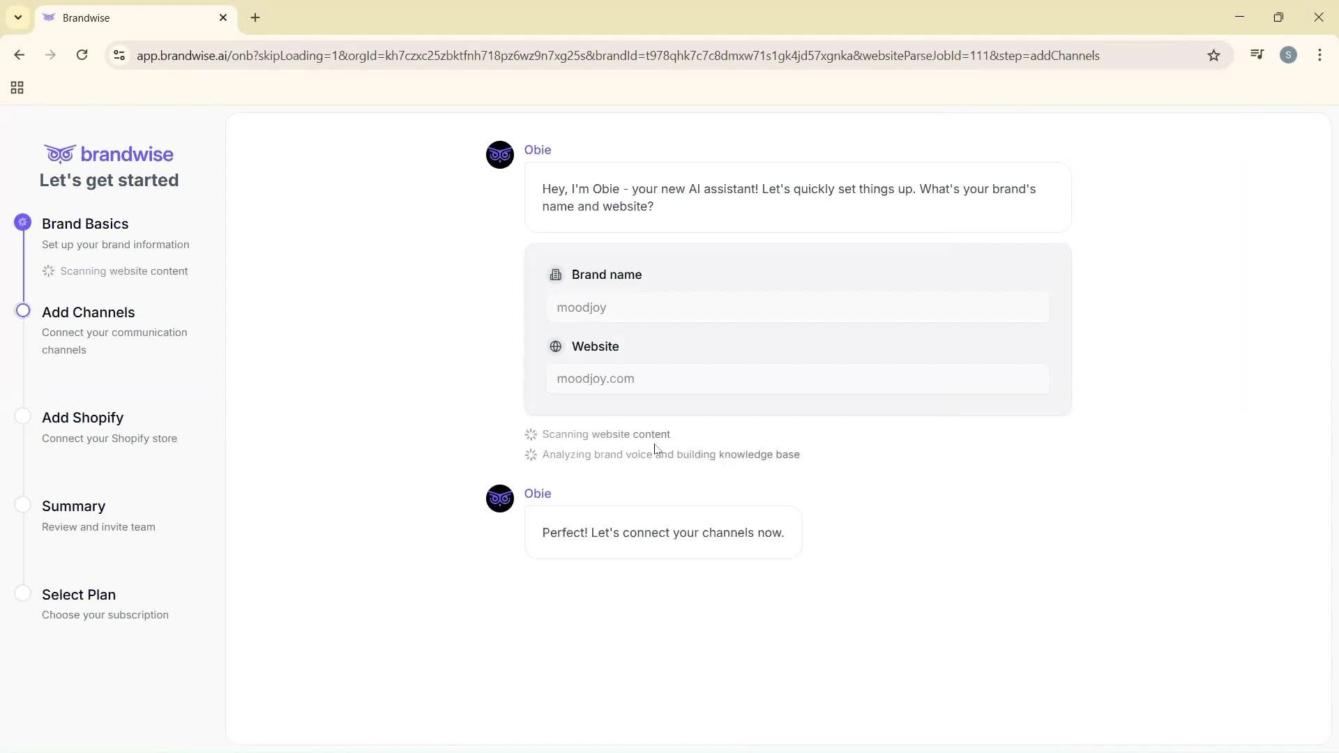 Onboarding screenshot