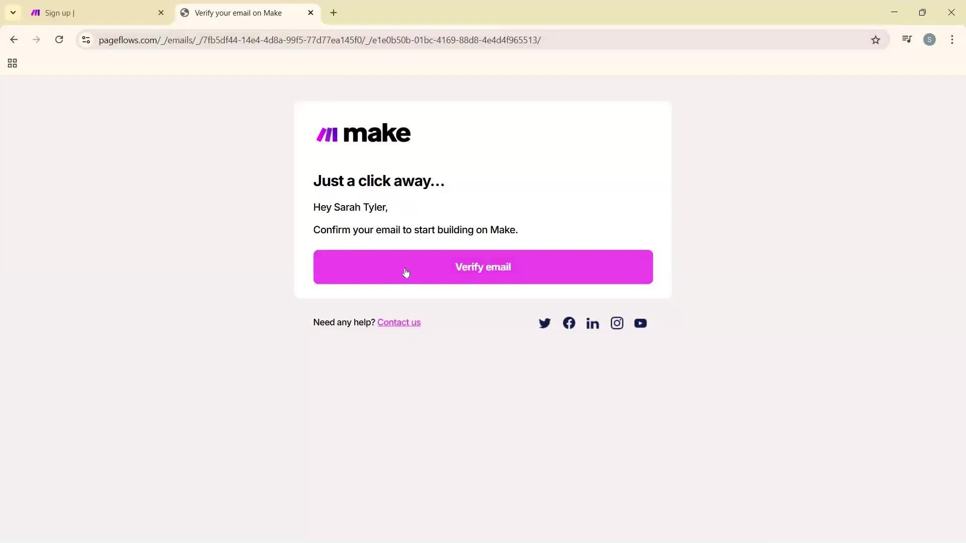 Onboarding screenshot