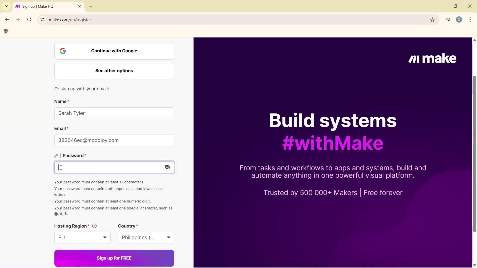 Onboarding screenshot