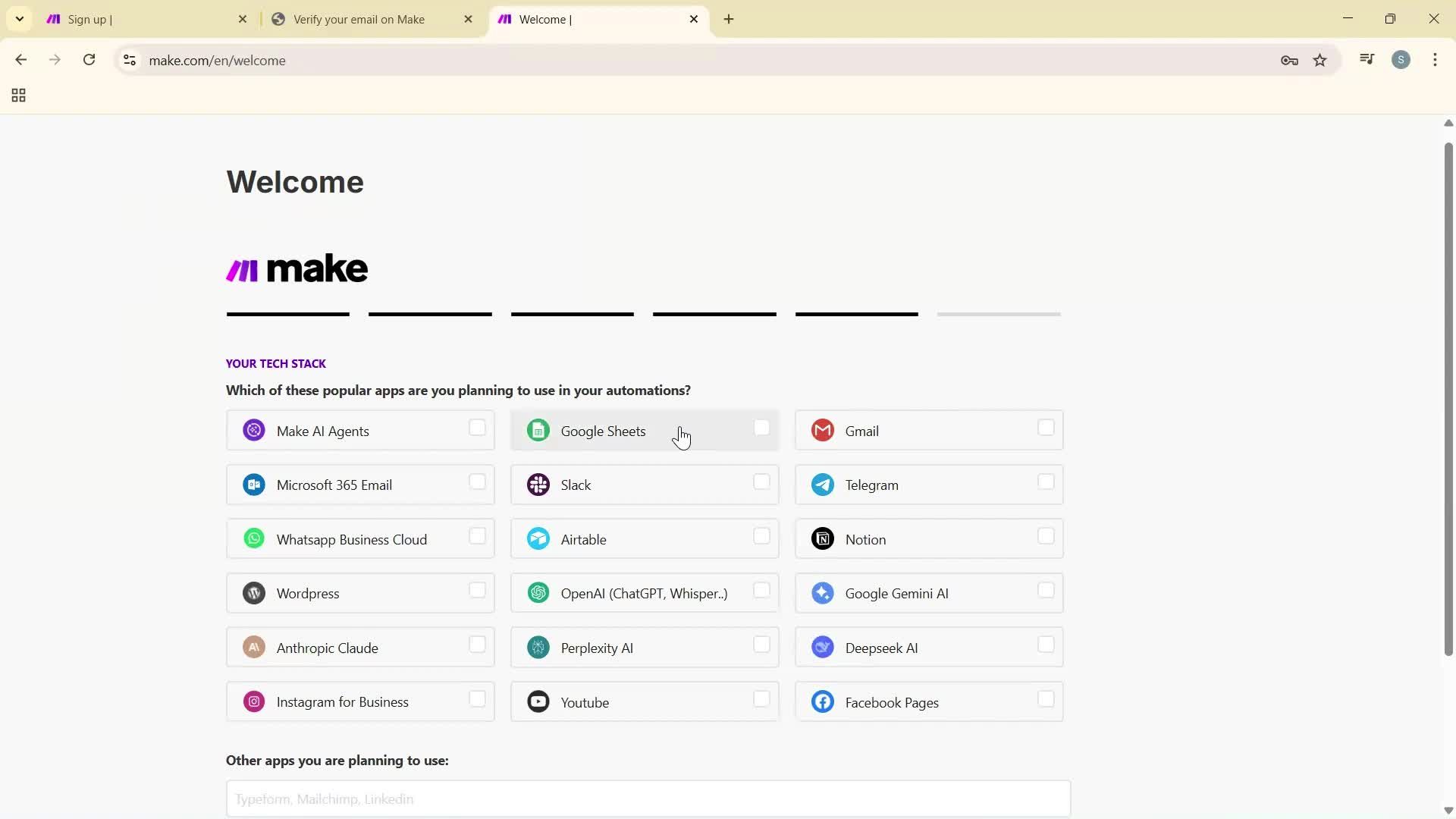 Onboarding screenshot