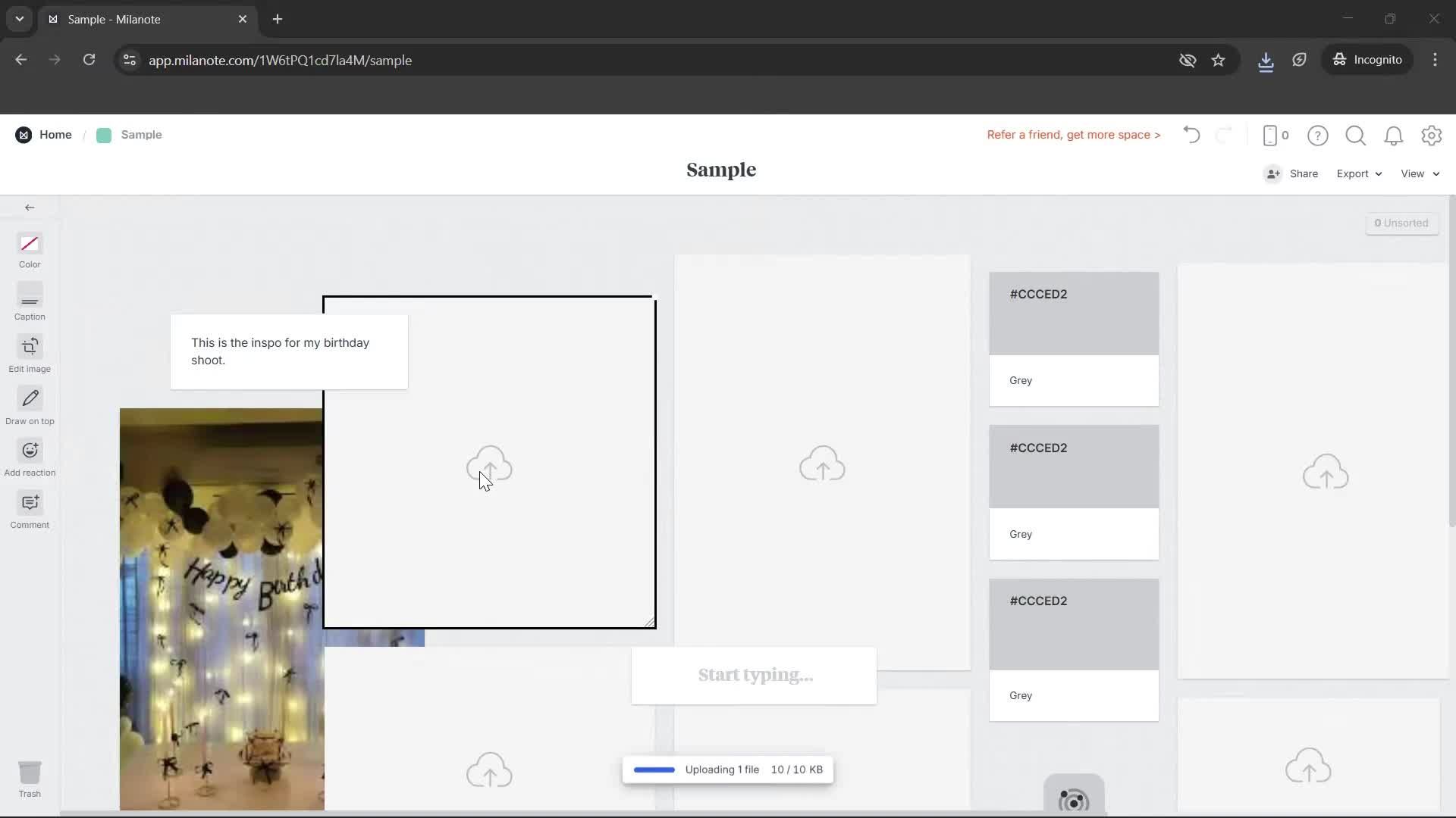 Onboarding screenshot