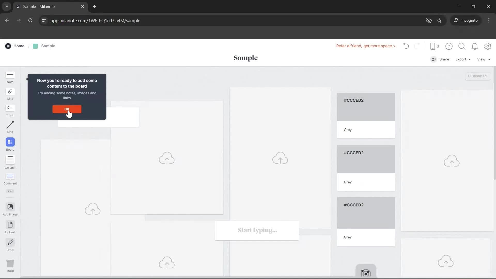Onboarding screenshot