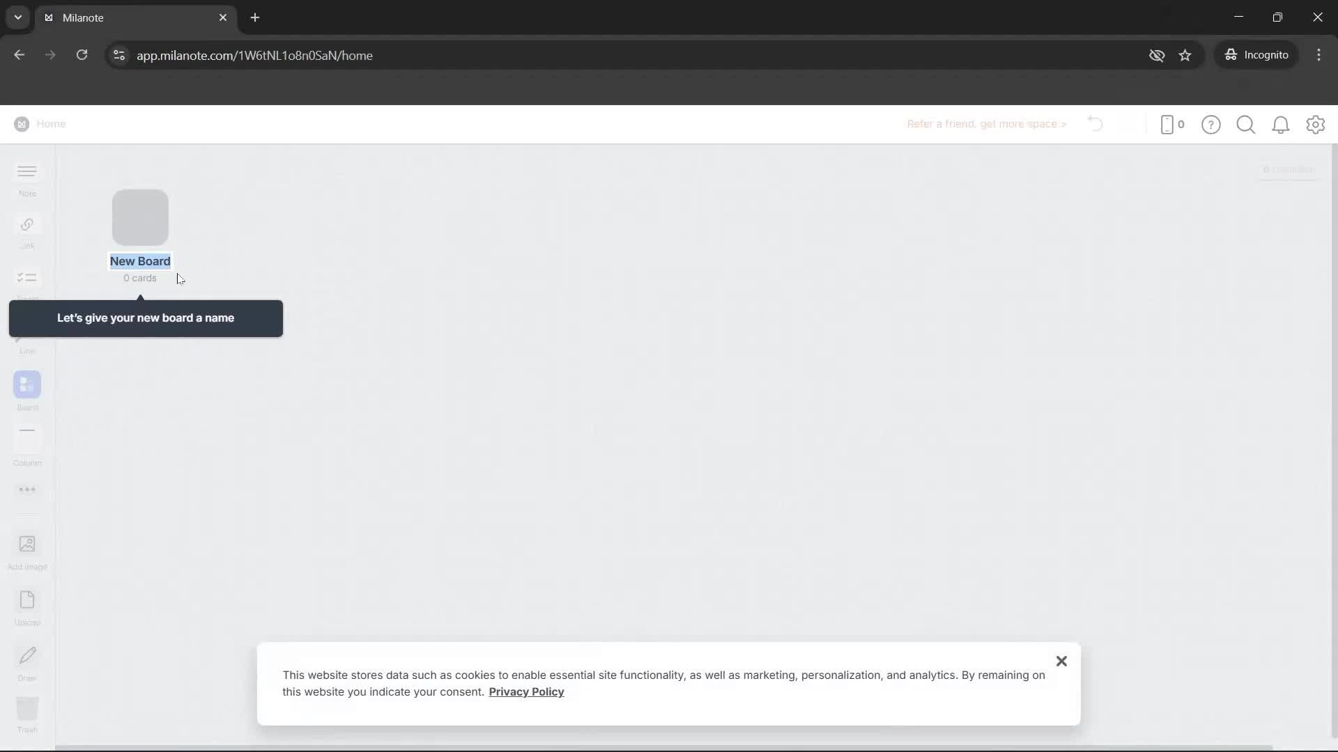 Onboarding screenshot
