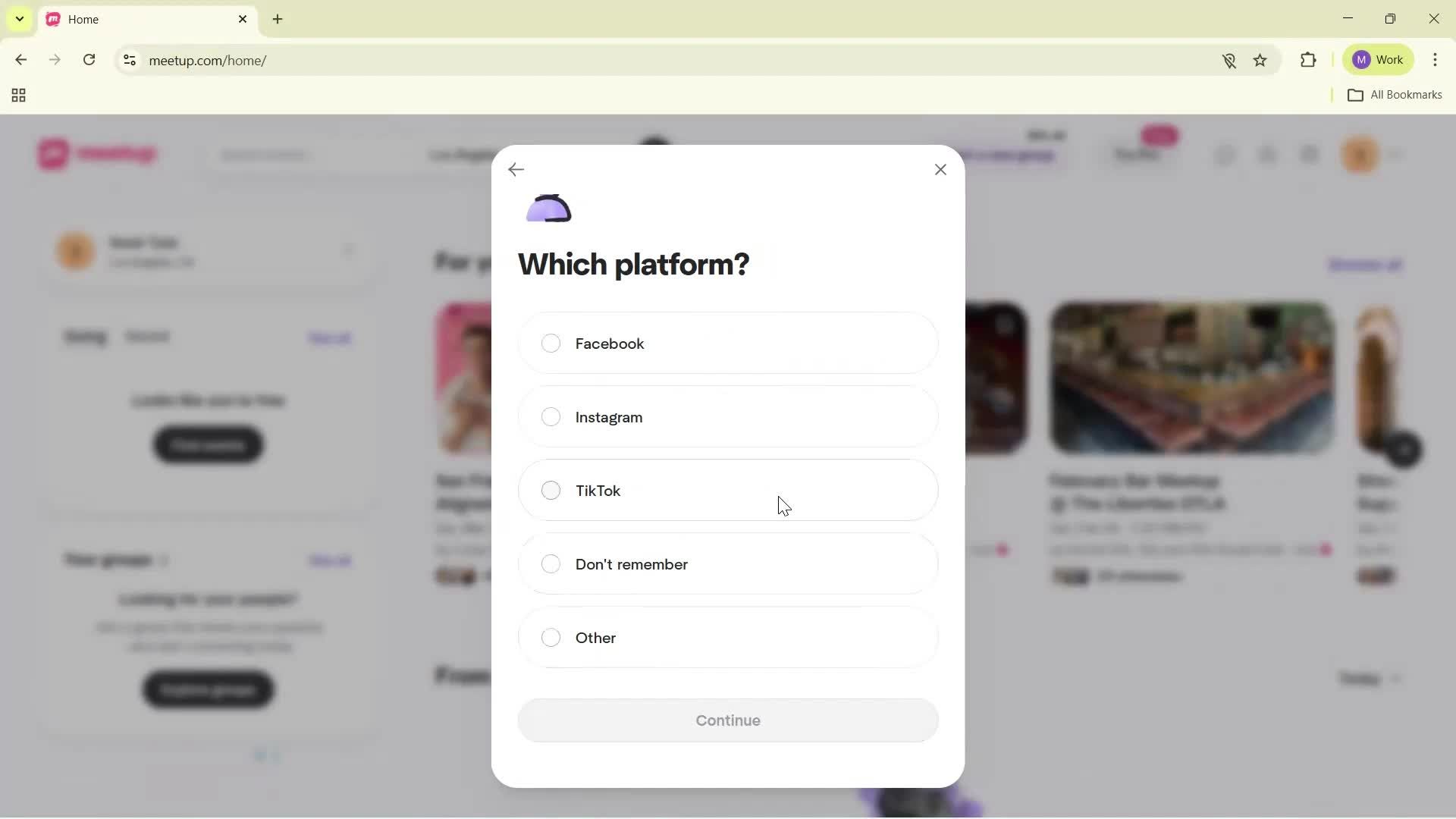 Onboarding screenshot