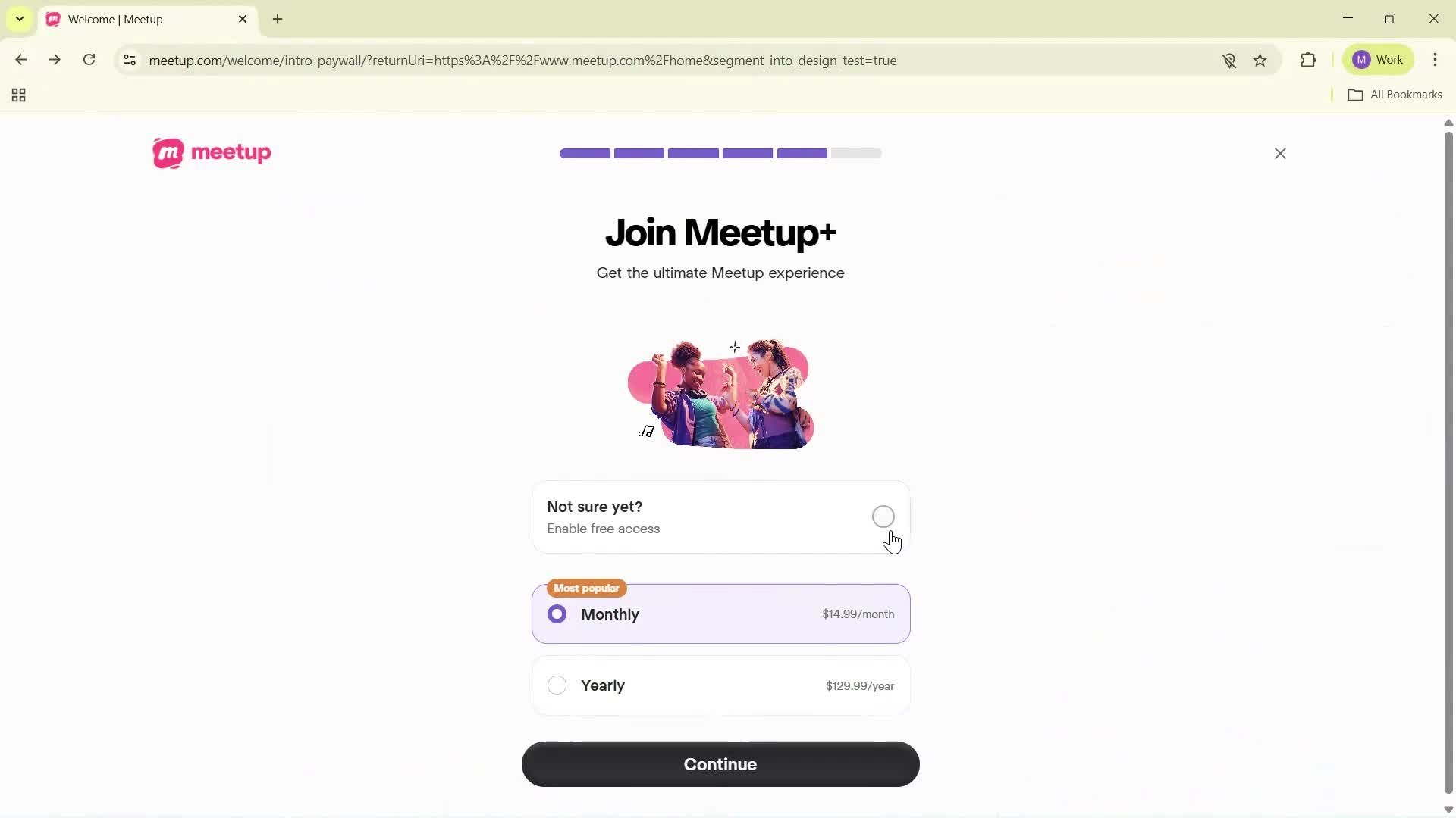 Onboarding screenshot