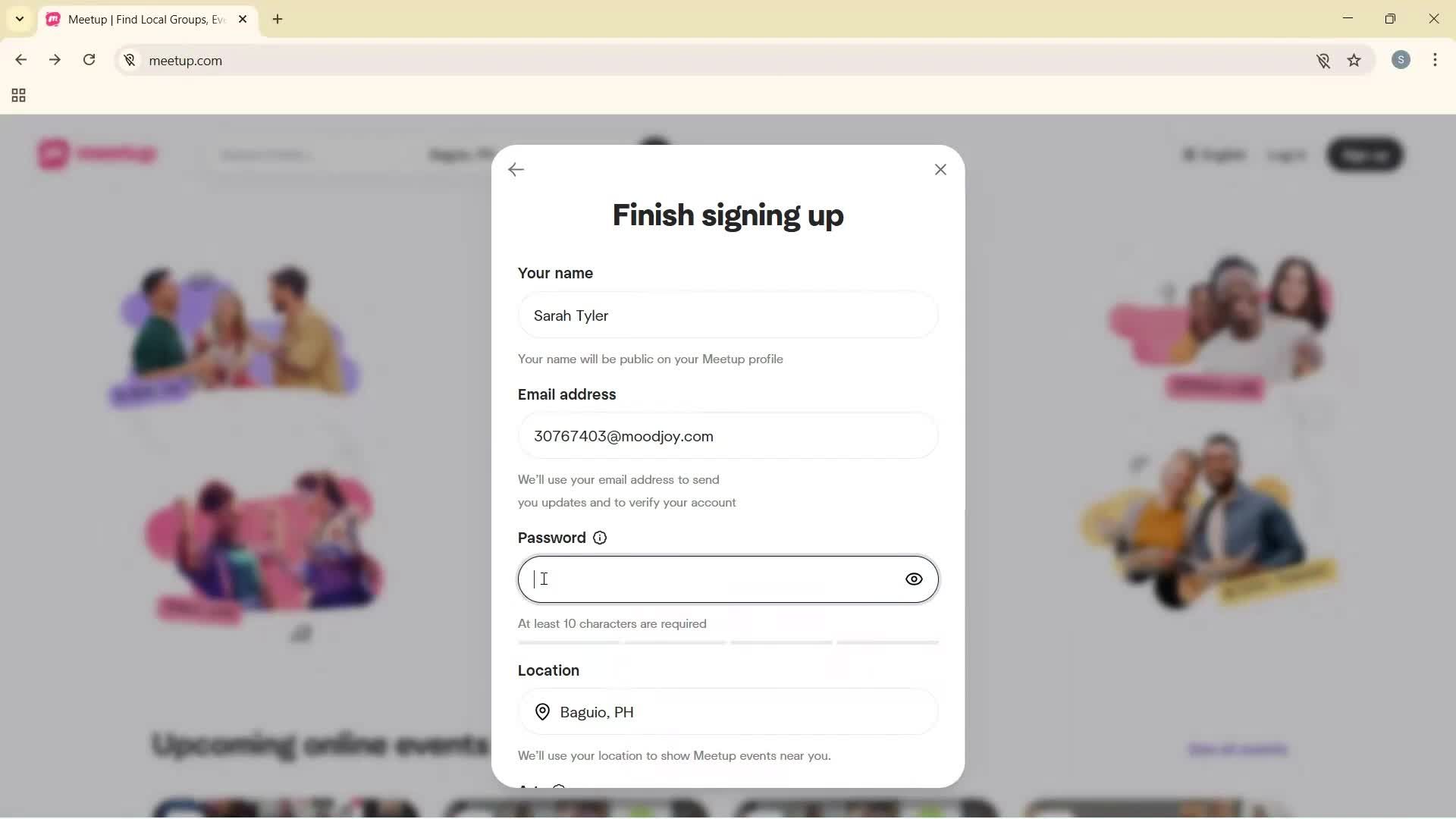 Onboarding screenshot