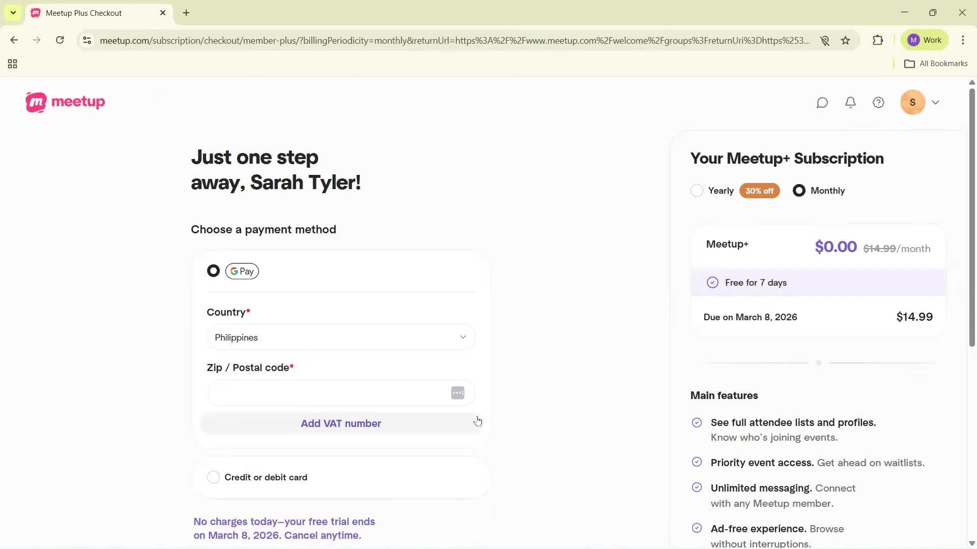 Onboarding screenshot