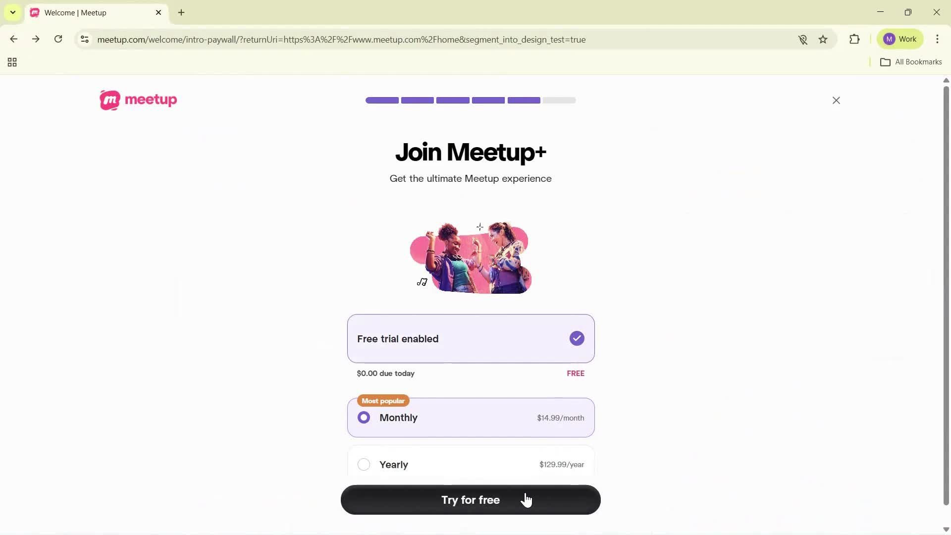 Onboarding screenshot