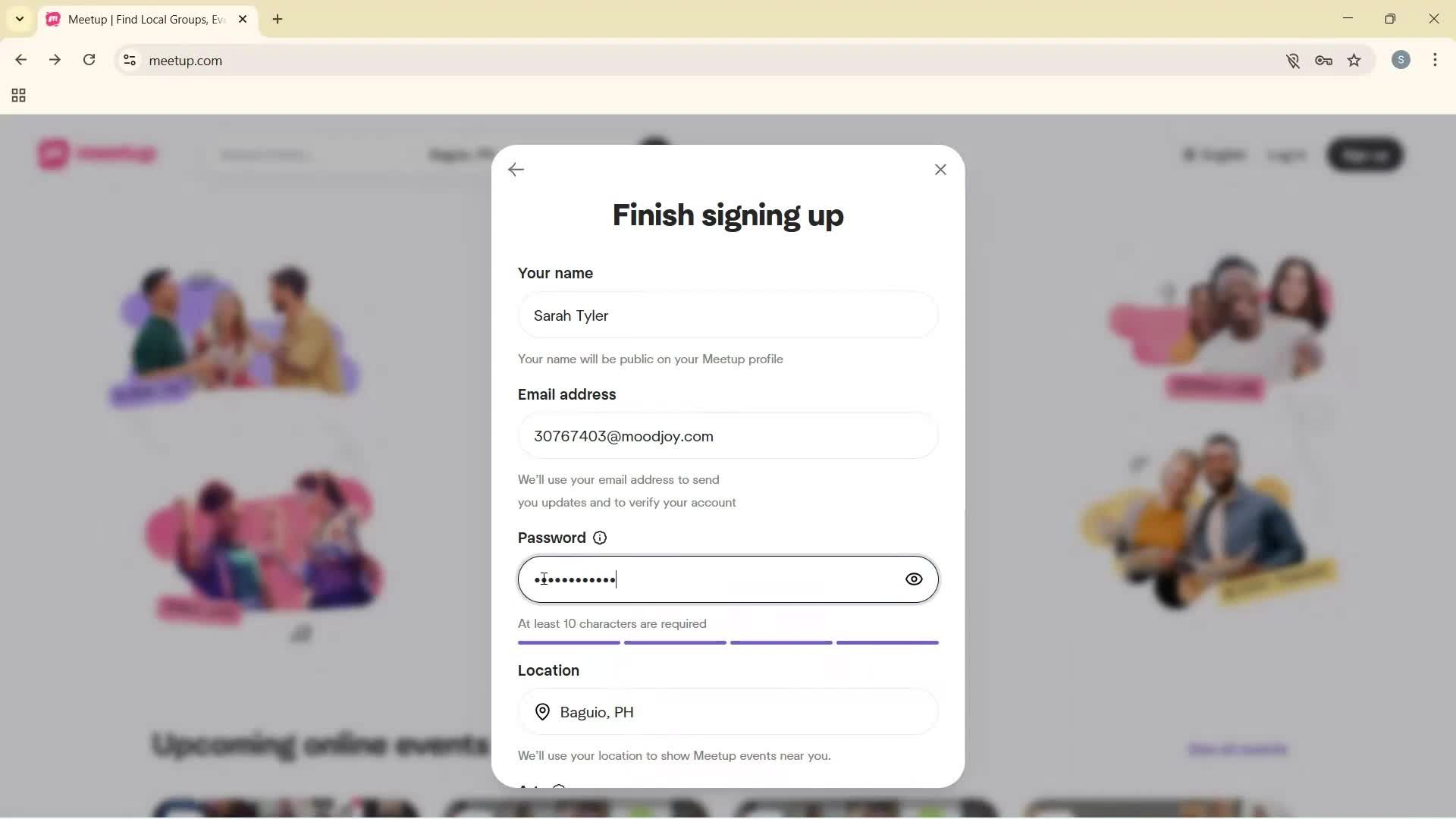 Onboarding screenshot