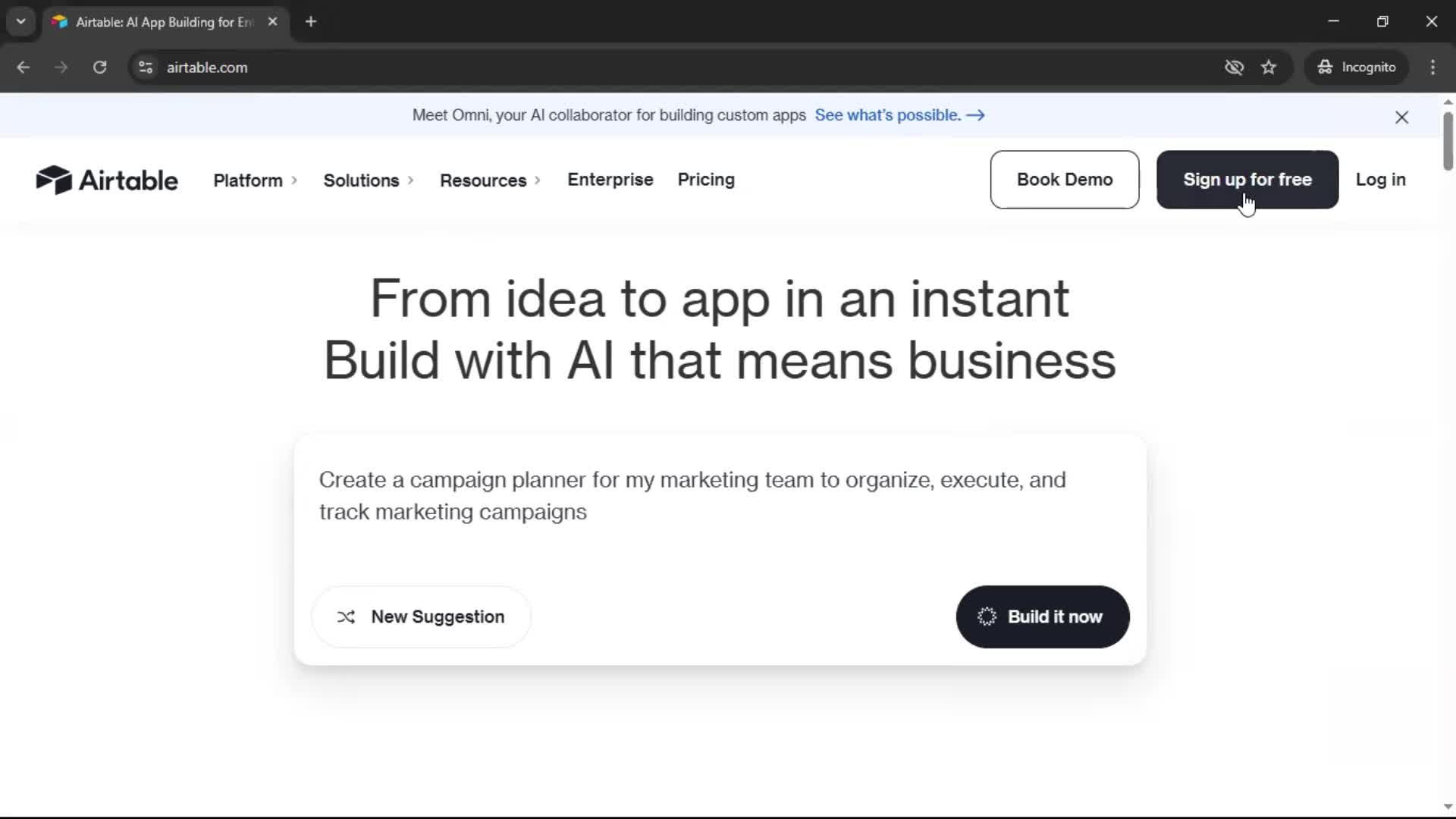 Onboarding screenshot