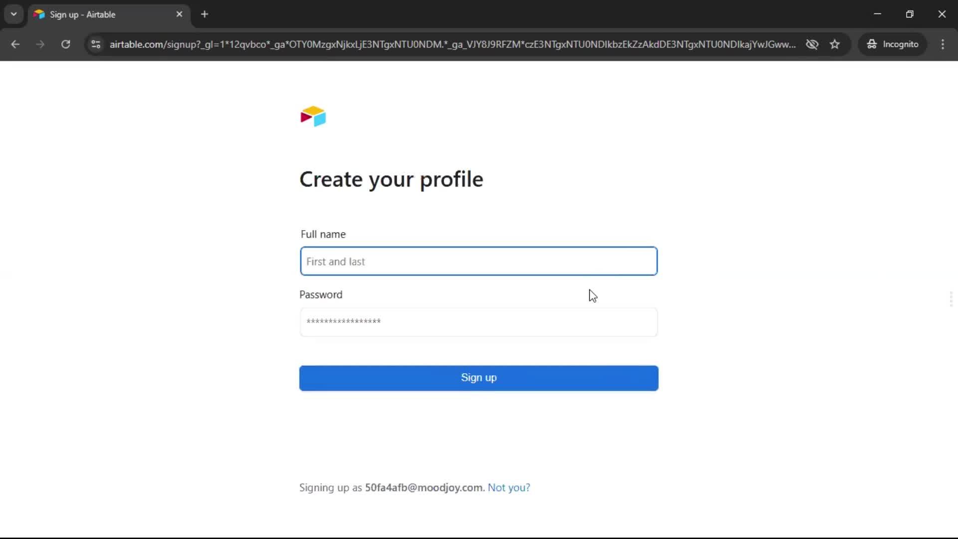 Onboarding screenshot