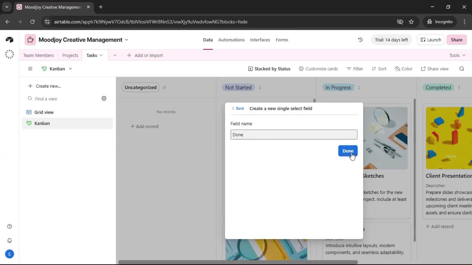 Onboarding screenshot