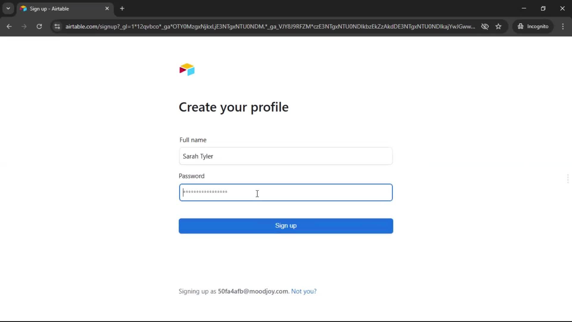 Onboarding screenshot