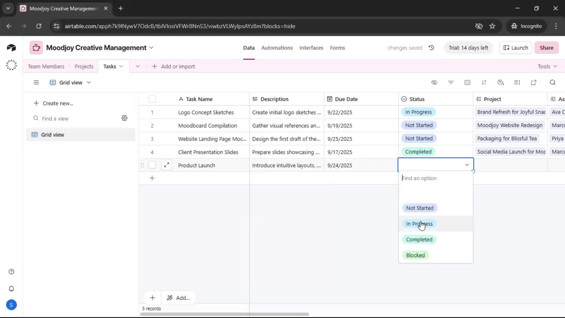 Onboarding screenshot