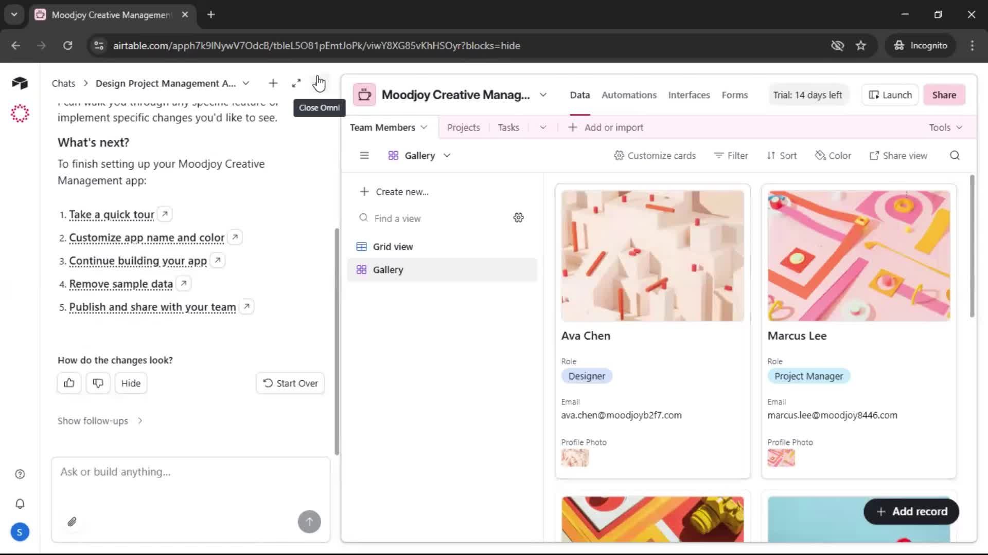Onboarding screenshot