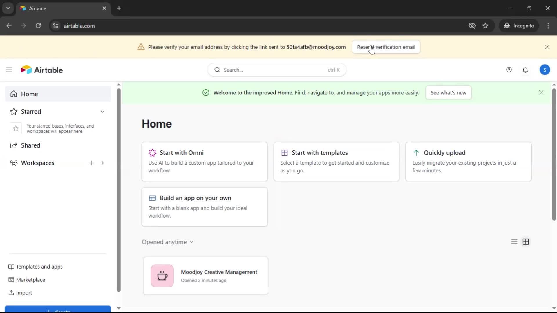 Onboarding screenshot