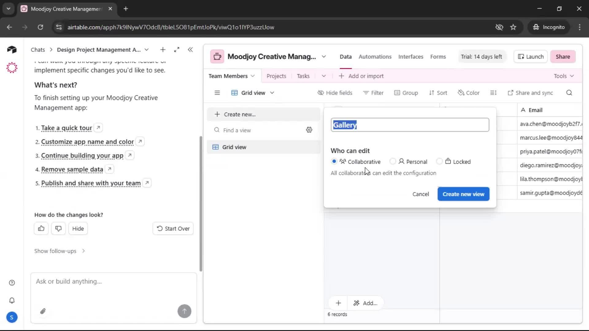 Onboarding screenshot