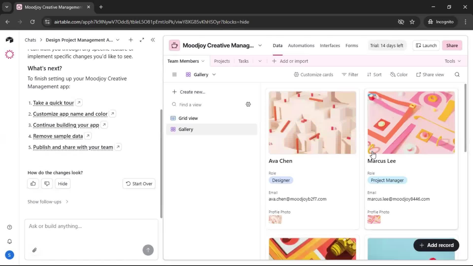 Onboarding screenshot