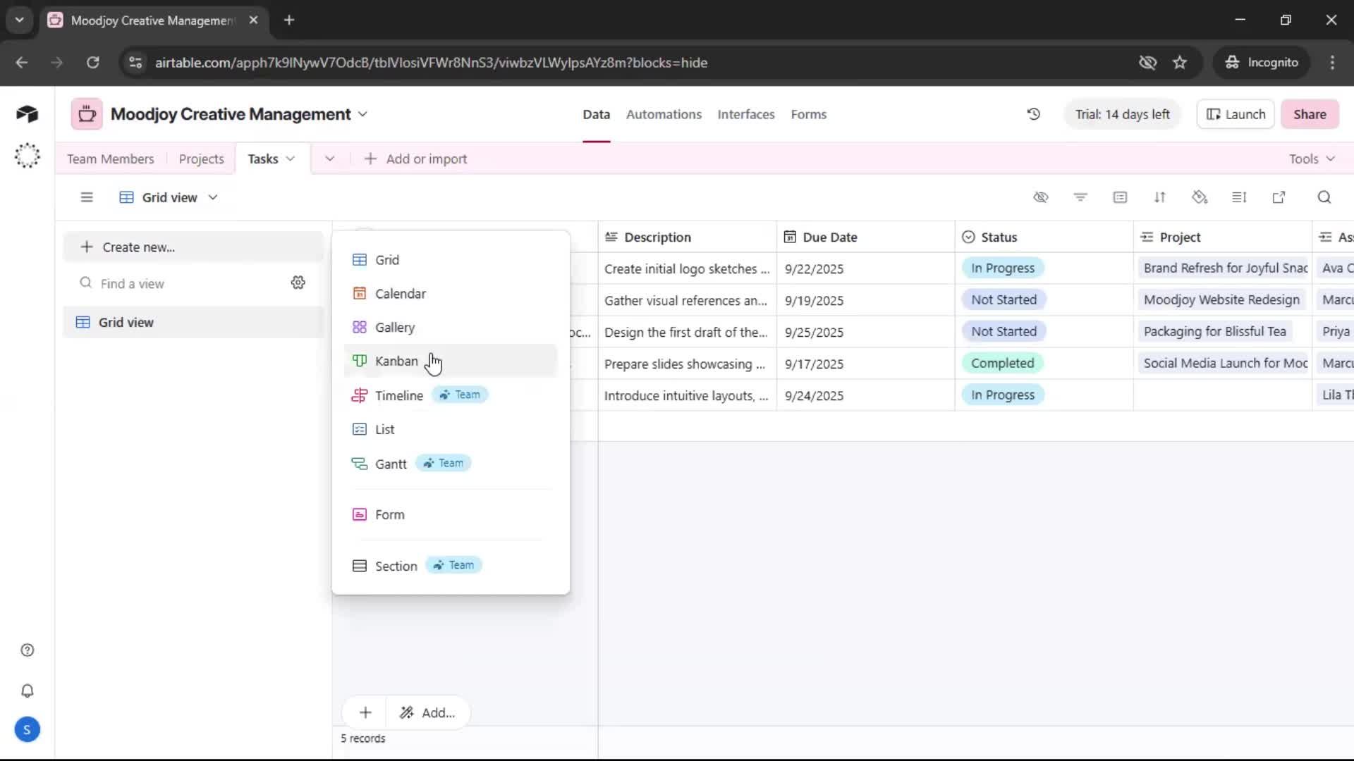 Onboarding screenshot