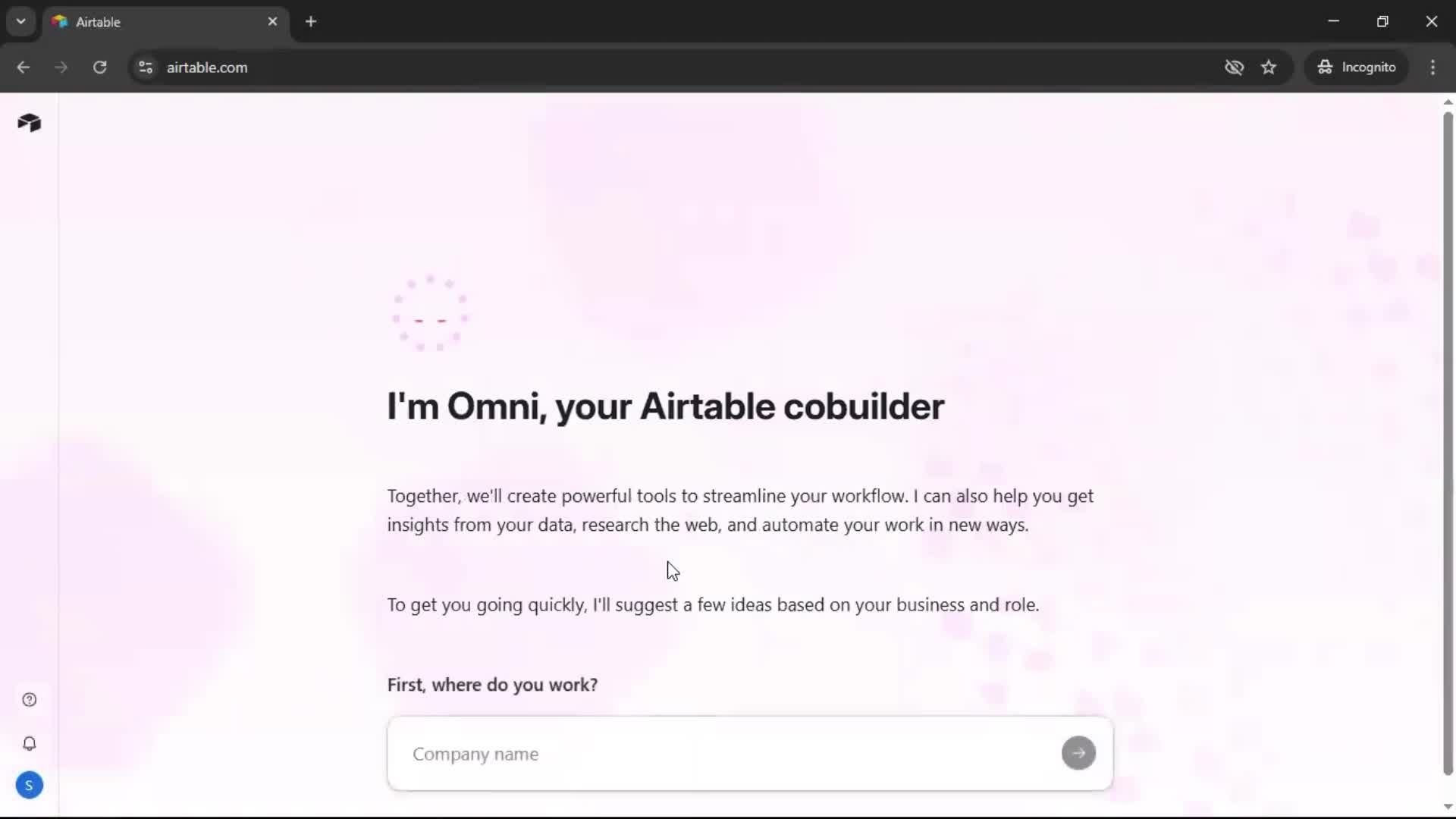 Onboarding screenshot