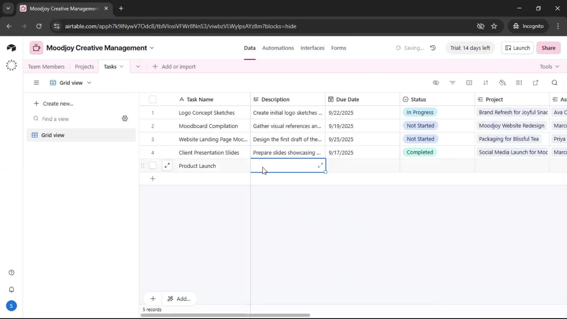 Onboarding screenshot