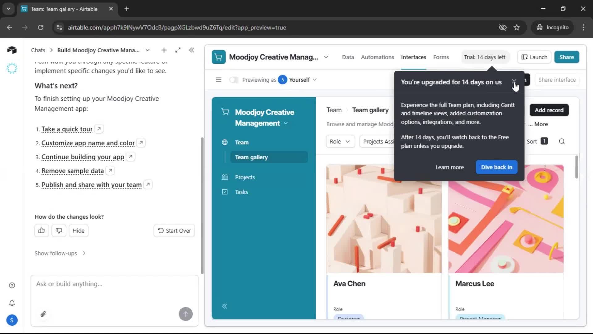 Onboarding screenshot