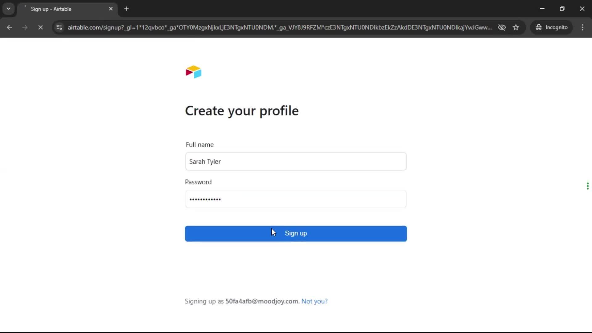 Onboarding screenshot