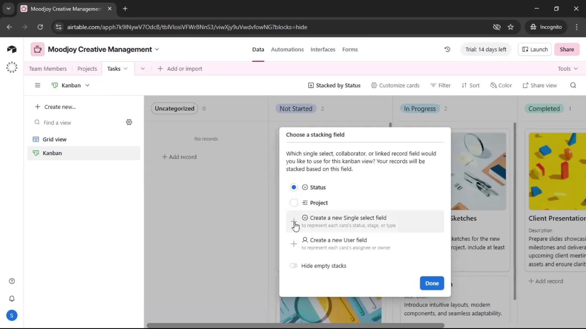Onboarding screenshot