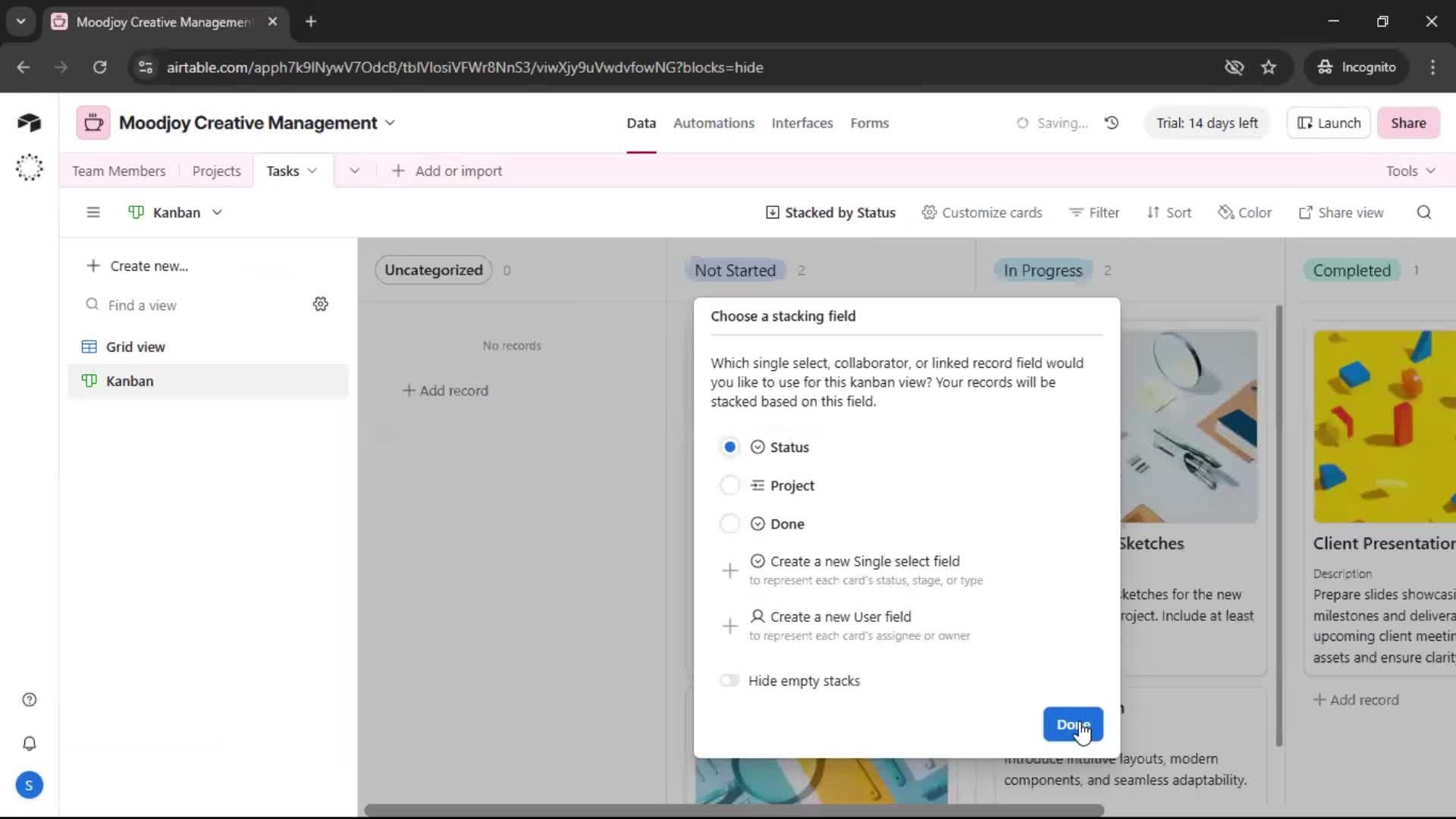 Onboarding screenshot