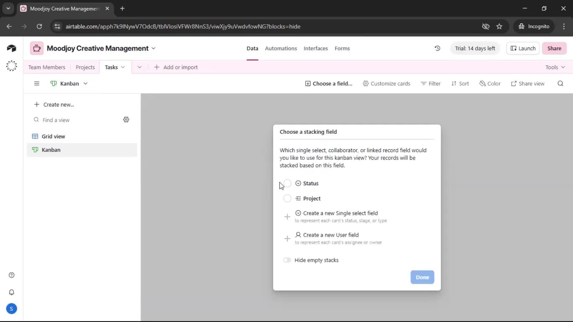 Onboarding screenshot