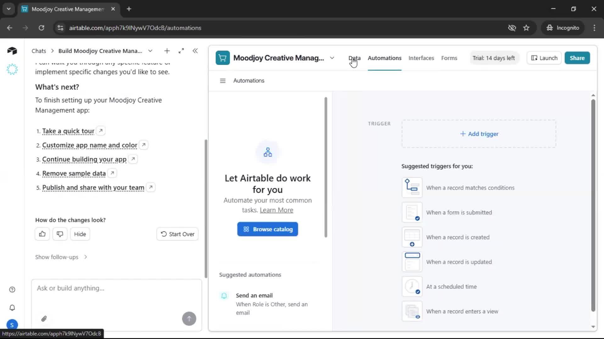 Onboarding screenshot