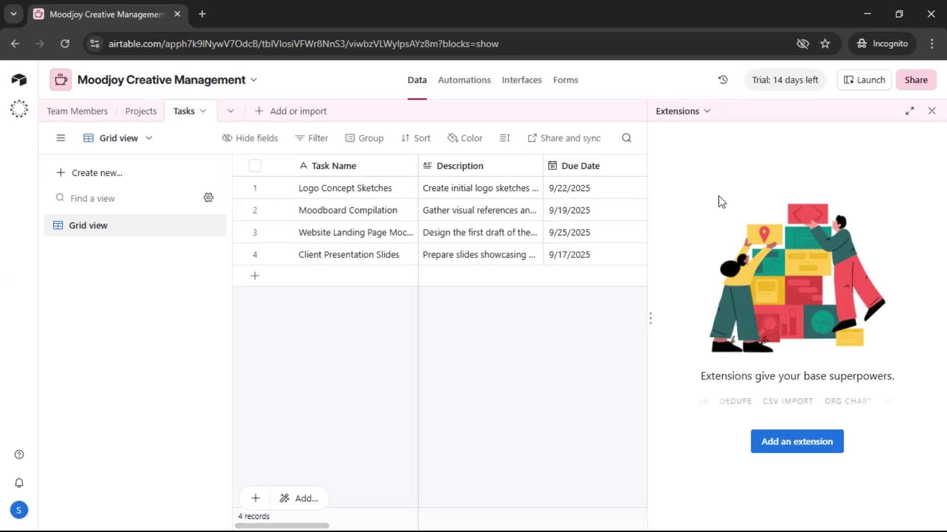 Onboarding screenshot