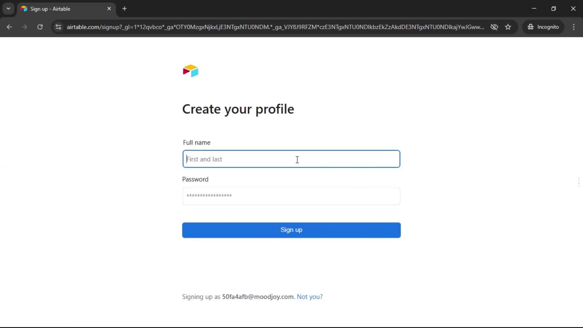 Onboarding screenshot