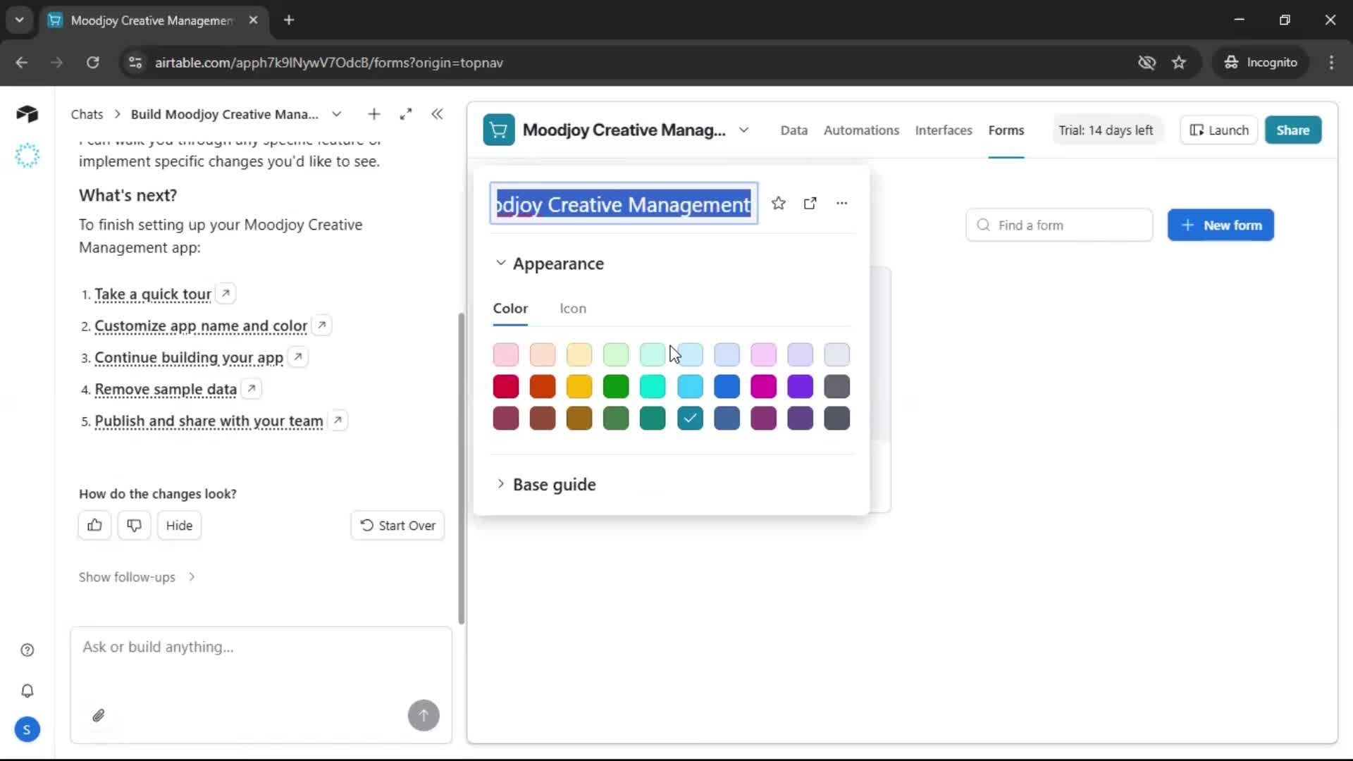 Onboarding screenshot