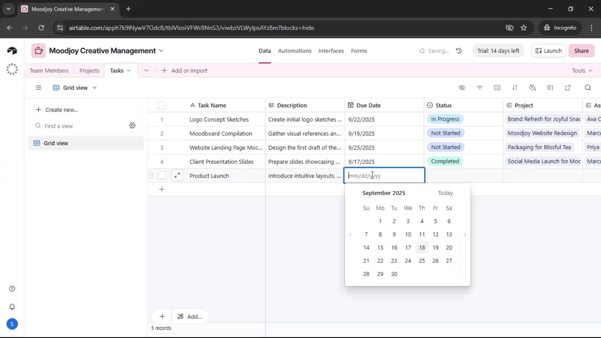 Onboarding screenshot