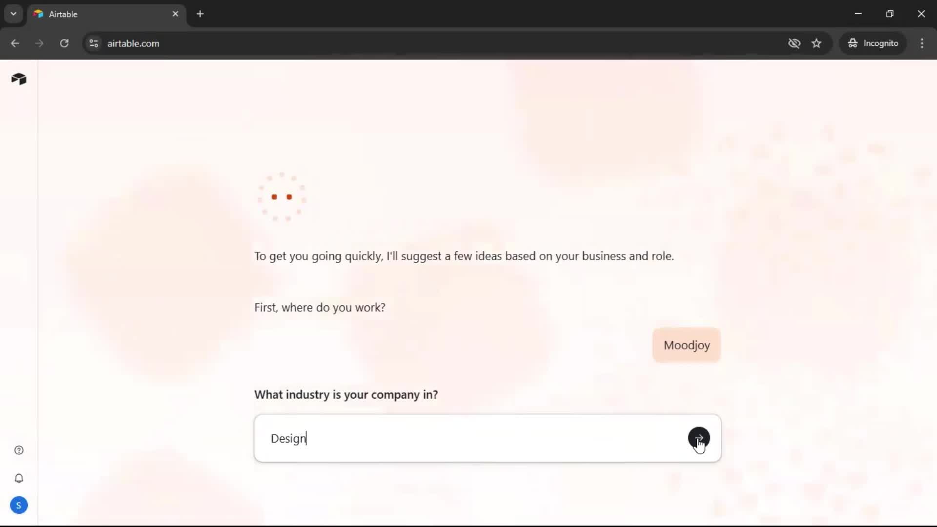 Onboarding screenshot