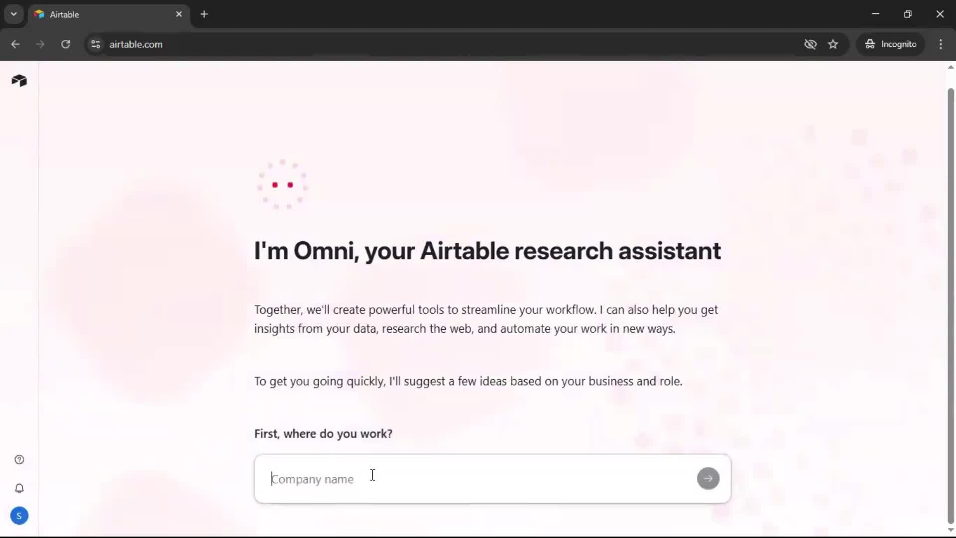 Onboarding screenshot