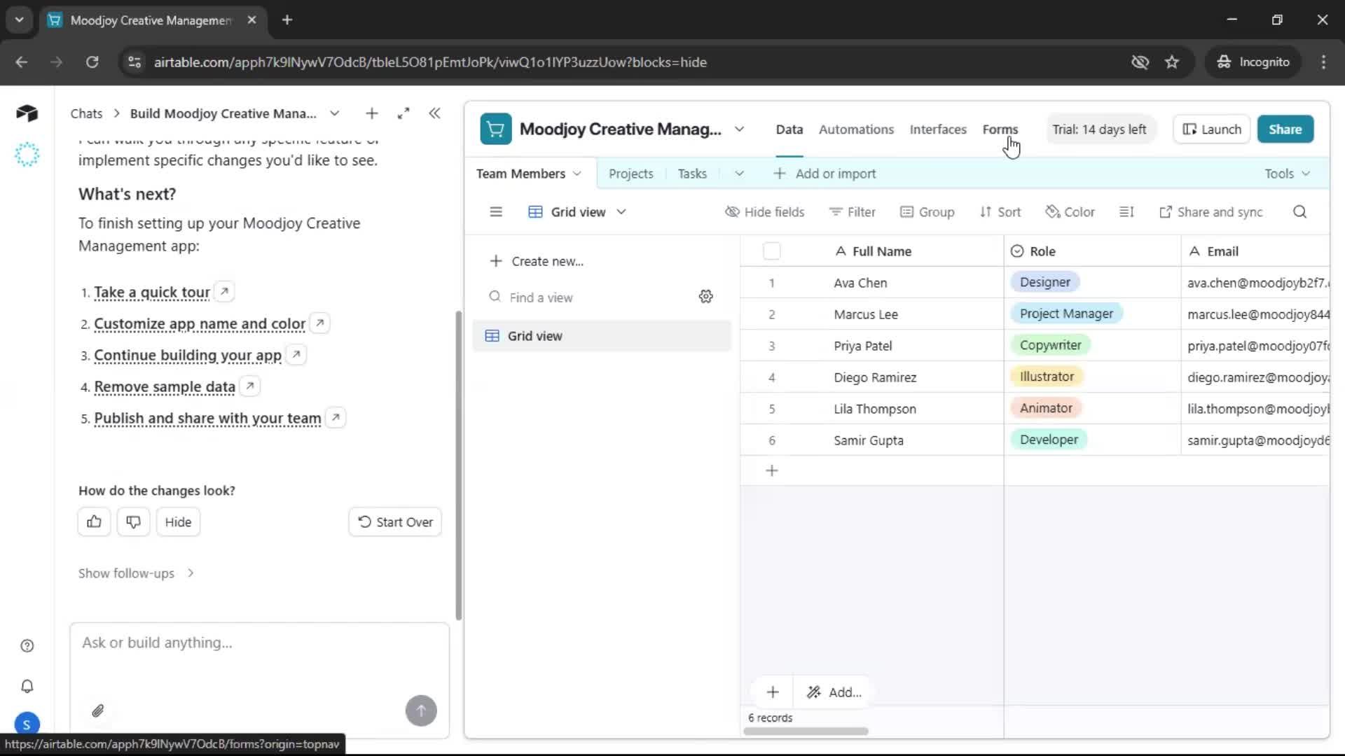 Onboarding screenshot
