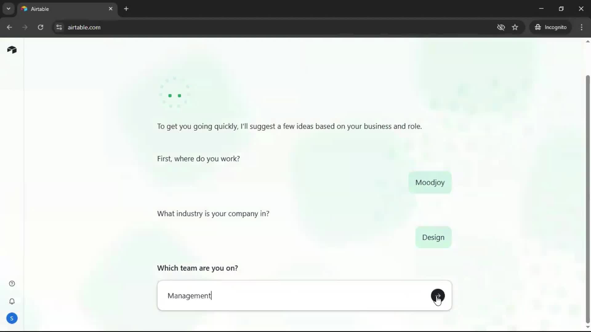 Onboarding screenshot