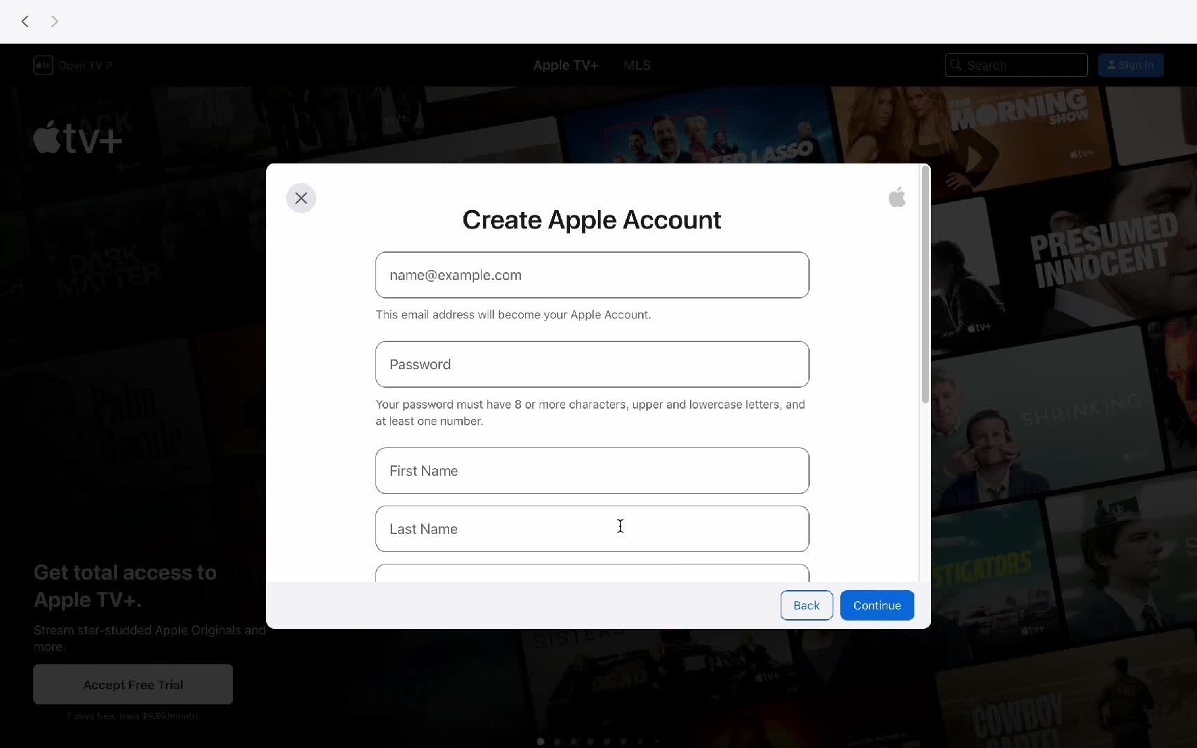 Create account video thumbnail