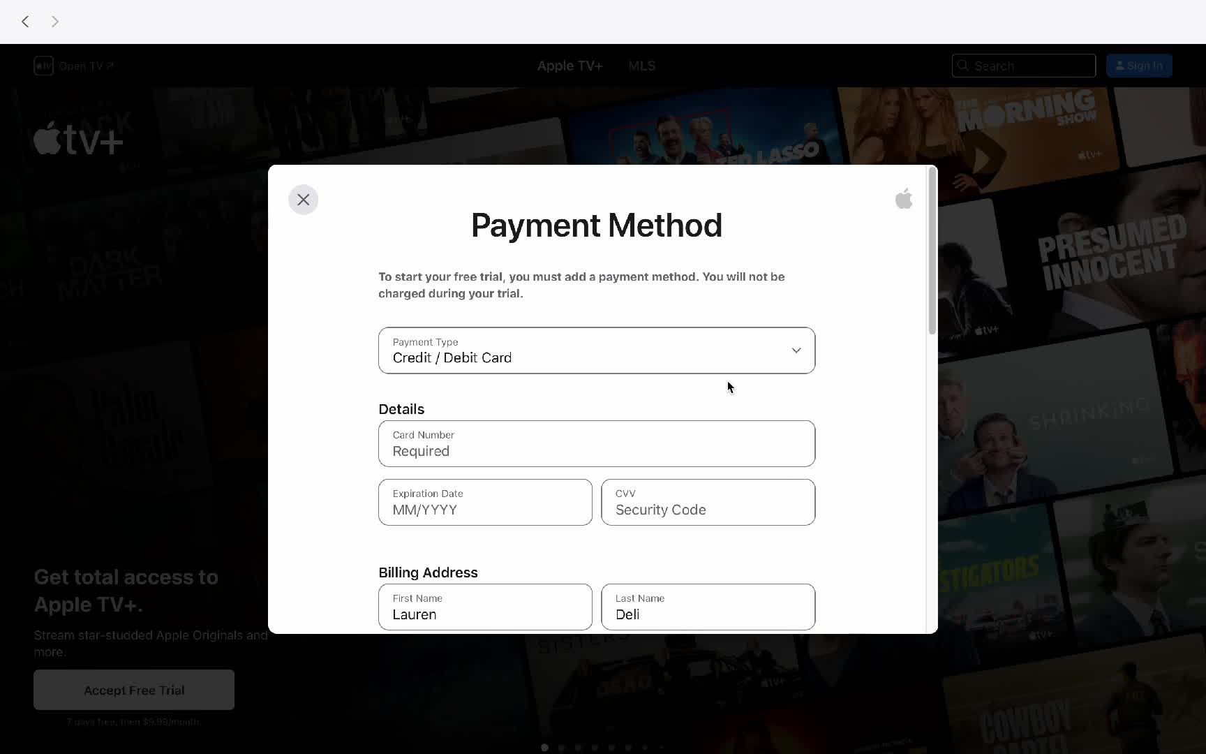 Add payment details video thumbnail