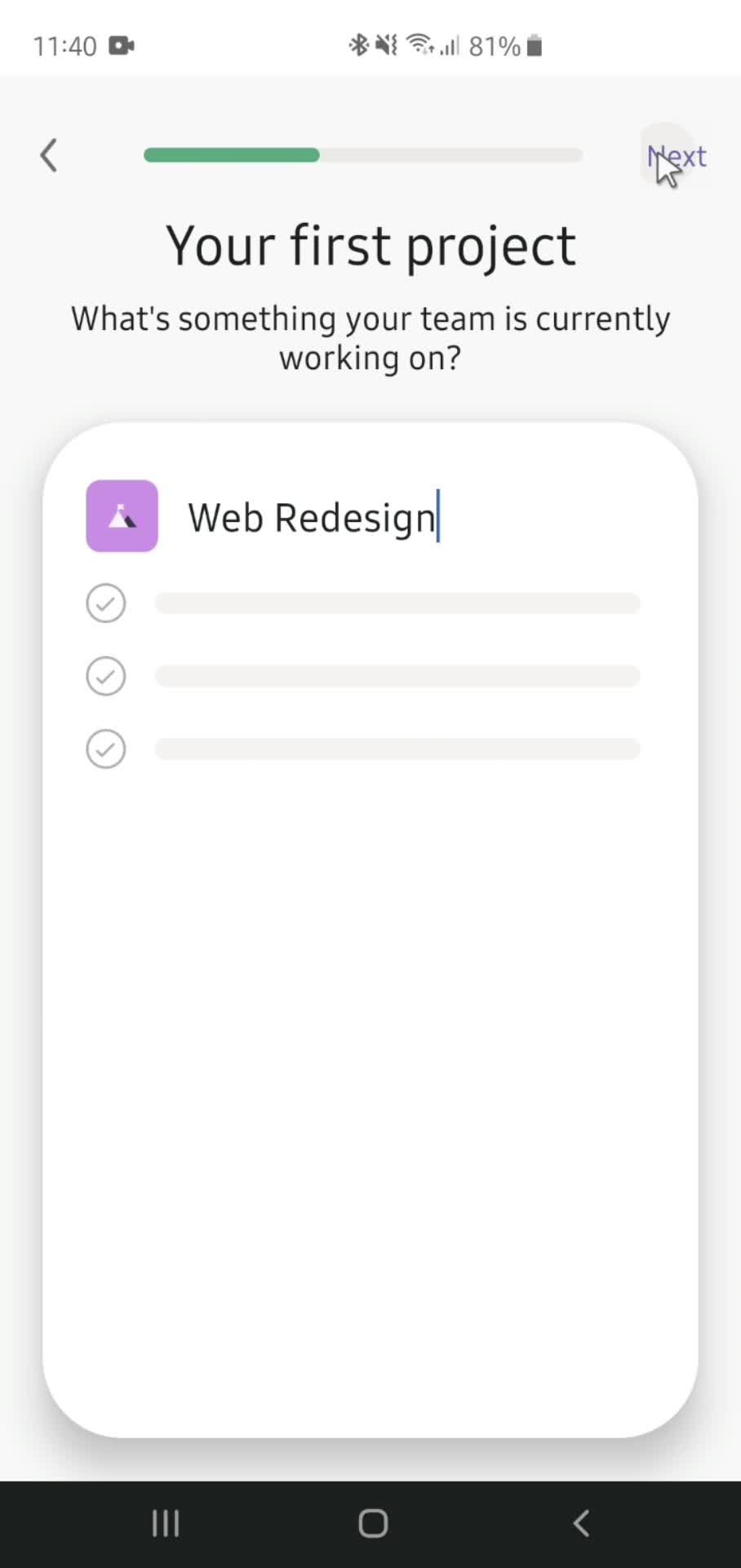 Onboarding screenshot